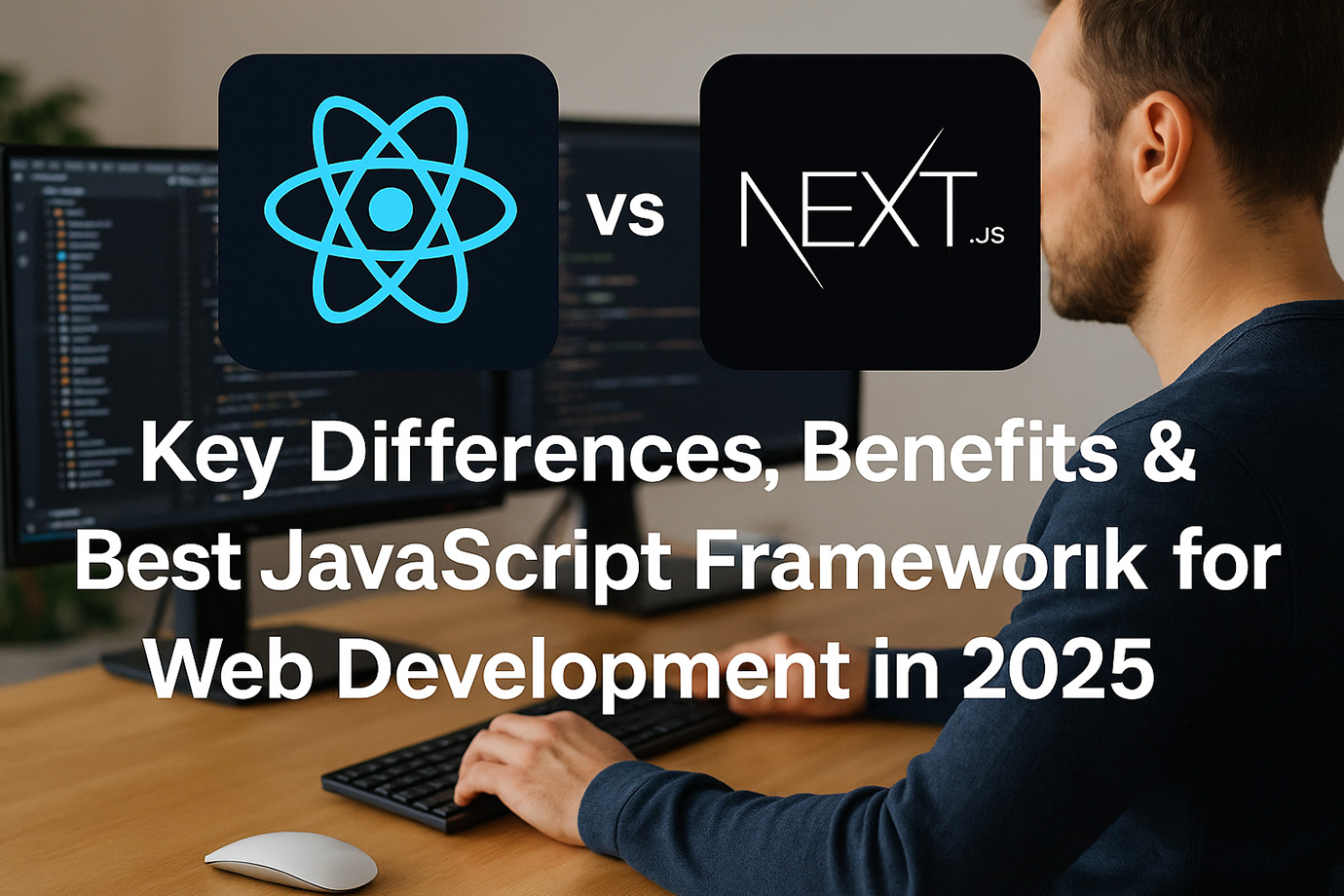 React vs Next.js: Key Differences, Benefits & Best JavaScript Framework for Web Development in 2025